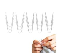 Galenecx 15 Pezzi Ferri da Maglia Circolari, 23 cm Acciaio Inox Circolare Uncinetto Ferri dell'ago Set, 2/2,5/3/3,5/4 mm, Ferris da maglia per calzini, per Maglieria, Scialli, Maglioni, Coperte