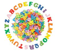 Galenecx 520 Pezzi Lettere Adesive in Schiuma, Colore Adesivi Lettera, Lettere in Gomma Espansa Autoadesive, dalla A alla Z, per Decorazioni fai da te, Scrapbooking