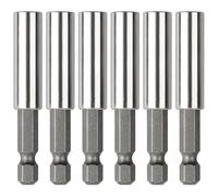 Galenecx 6 Pezzi Portainserti Magnetico, 1/4" Gambo Esagonale Portapunte Mag, Trapano Porta-punte a Cambio Rapido Portainserti, per Trapano Elettrico, Avvitatore a Percussione, Avvitatore a Batteria