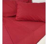 Galeone - Biancheria e Tessuti | Completo Set Lenzuola Copriletto a Una Piazza e Mezzo e Una Federa cuscino di Puro Cotone 100%