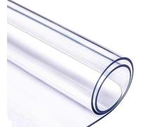 Galeone - Biancheria e Tessuti Pellicola Trasparente per Tavolo [ANTIGRASSO, PROTETTIVA, IMPERMEABILE] - Tovaglia Plastificata Trasparente, Lavabile, Resistente - Spessore 1,5 mm - Cm. 100 x 60