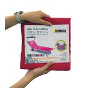 Galeone - Biancheria e Tessuti | Telo Mare Lettino in Microfibra da Spiaggia Grande Teli Coprilettino per Sdraio con Tasche Laterali e Cuscino Gonfiabile