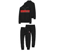 Galeone - Biancheria e Tessuti | Tuta Uomo Completa Squadre Serie A in Cotone 100%, Tute Sportive Milan