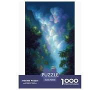 Galeone della Giungla Incantata Puzzle 3D in Carta 70x50cm/1000pcs Gioco Educativo E Rilassante Creativo E Decorazione Ottimo Regalo Per Famiglie