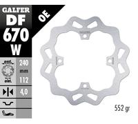 GALFER DF670W BRAKE DISC FIXED WAVE SWM RS 125 R 2016