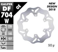 GALFER DF704W BRAKE DISC FIXED WAVE PIAGGIO NRG DD 50 LC POWER 2010