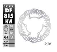 Galfer Disco Freno Posteriore SHARK FIXED 240X5MM BETA 390 RR 4T 2015