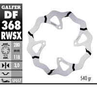 Galfer Disco Freno Ant WAVE FIXED GROOVED OVERSIZE 280x3mm SUZUKI RMX 450 Z 2018