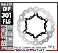 Galfer Disco Freno Ant Wave Oversize 270X3mm Yamaha Yz 250 F, Wr F 4T 2003>2006
