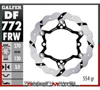 Galfer Disco Freno AnterWAVE FLOAT GROOVED 270x3mm SHERCO250 SER FORK SACHS14>15