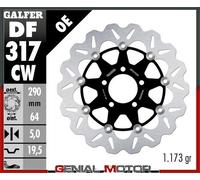Galfer Df317cw Wave Floating Brake Disc Argento 290 x 5 mm
