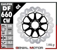 Galfer Disco Freno Anteriore Wave 320X5mm Bimota Db2 H.F, Sr, Injection 1993