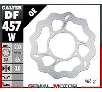 Galfer Df457w Fixed Wave Brake Disc Trasparente 230 x 3 mm