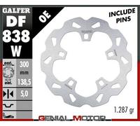 Galfer Disco Freno Anteriore Wave Fixed 300X5mm Harley Davidson Live Wire 2000