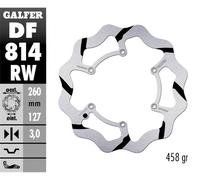 Disco Galfer onda rigida DF814RW da corsa scanalata 260 x 3 mm anteriore