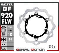 Galfer Sherco Se 250 2014/se 300 2014 Df920flw Floating Wave® Floating Brake Disc Argento