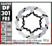 Galfer Disco Freno Anteriore Wave Oversize Grooved 270 Suzuki Rmx S 1992>1994