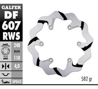 Galfer Disco Freno Post WAVE FIXED OVERSIZE GROOVED 240x4mm HUSABERG 570 FS 2010