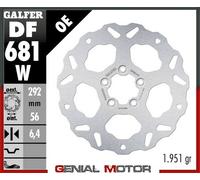 Galfer Disco Freno Posteriore Wave 292X6.4mm Harley Fxdwg Wide Glide 2000>2007