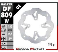 Galfer Df809w Fixed Wave Brake Disc Argento 150x2.9mm