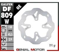 Galfer Df809w Fixed Wave Brake Disc Argento 150 x 2.9 mm