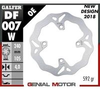 Galfer Disco Freno Posteriore Wave Fixed 240X4 Honda Xl 600 V Transalp 1994>1996
