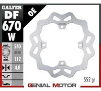 Galfer Wave Df670w Wave Brake Disc Argento