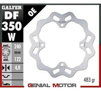 Galfer Wave® Df350w Rear Brake Disc Argento