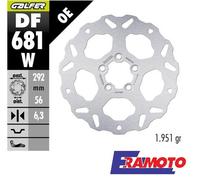GALFER DISCO FRENO WAVE 292x6.3mm PER HARLEY DAVIDSON FLHTKSE CVO ULTRA LIMITED