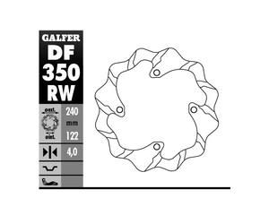 GALFER - Disco Freno Wave Racing Starr df350rw