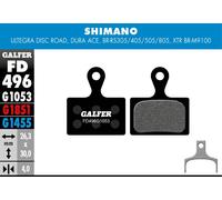 GALFER FD496G1053 BRAKE PAD PERFORMANCE PASTIGLIE FRENO G1053 STANDARD
