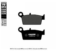 Pastiglie freno anteriori semimetalliche Galfer FD093G1054 da 10mm per Honda