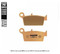 Galfer Pastiglie Freno Posteriore FANTIC XEF COMPETITION 125 4T 2021 2022 FD093