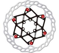 Galfer Wave Floating Disc Rotor - 6 Bolt - 180 x 2.0mm - Red Pins NUOVO