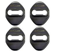 GALGAN 4 Pezzi Auto Inox Coperchio della Serratura della Porta Compatibile con per Ford Focus ST-Line 2019-2020 Porta Striker Cover Protezione Accessori,B