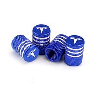 GALGAN 4 Pezzi Auto Pneumatici Cappucci delle Valvole Compatibile con per Tesla Model 3 X S Y Tappi Parapolvere Valvole Pneumatici Accessori,A