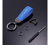 GALGAN Donne Uomini Portachiavi Auto per Ford ST Line Ford Focus 2 Focus 3 Mondeo Fiesta Kuga MK2 MK3 Portachieve Regali,Blue
