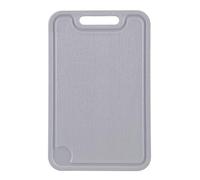 Galicja Tagliere in plastica Molly - tagliere da cucina - taglieri in plastica - tagliere in plastica - tappetino da taglio cucina - 37,5 x 26 x 0,6 cm - grigio