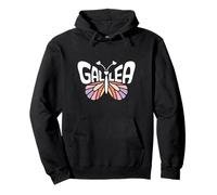 Galilea Butterfly - Personalizzato Carino Nome Word Art Felpa con Cappuccio