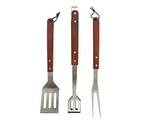 Galileo 2179233 Barbecue, Acciaio, 3 Pezzi