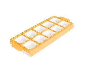Galileo 5910509 Stampo per 10 Ravioli Professionali Quadrati, SìChef, Plastica