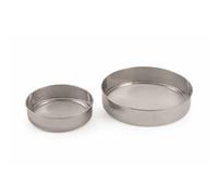 Galileo Casa 2179336 Set Setacci, Acciaio, Argento, 21x21x4.5 cm, 2 unità