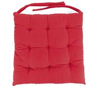 Galileo Casa 5900189 Cuscino 100% Cotone 40x40cm 600 gr Rosso c/Lacci