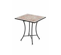 Galileo Casa Cipro Tavolo Quadrato Mosaico 70x70x75