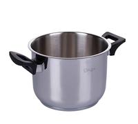 Galileo Casa Cotto Casseruola, Acciaio Inossidabile, Grigio, 18 cm