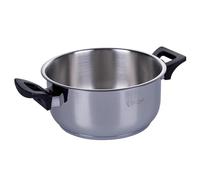 Galileo Casa Cotto Casseruola, Acciaio Inossidabile, Grigio, 18 cm