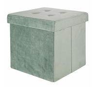 Galileo Casa Pouf Contenitore, Verde, 38x38cm