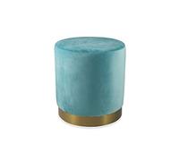 Galileo Casa Pouff 46x48 cm tiffany effetto velluto, XL