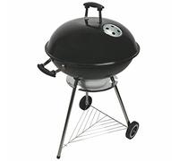 Barbecue a Carbone Carbonella Tondo con Ruote Soriani Nero