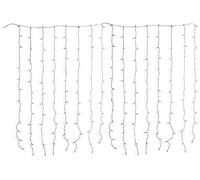 TENDA LUMINOSA A BATTERIA 208 LED PER ESTERNO H.70x300 Cm BIANCO/CALDO